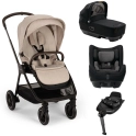 Nuna TRIV Next Generation Cari Next Bundle with TODL Next Car Seat - Biscotti (New 2024)