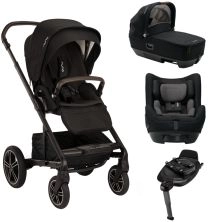 Nuna Mixx Next Generation Cari Next Bundle with TODL Next Car Seat - Caviar (New 2024)