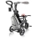 Gobber Explorer Trike 4 in 1 Deluxe Play - Grey