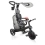 Gobber Explorer Trike 4 in 1 Deluxe Play - Grey