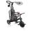 Gobber Explorer Trike 4 in 1 Deluxe Play - Grey