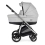 Bebecar Trio Flowy 3in1 Combination Bundle - Flowy Light Grey/Chrome/Black