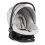 Bebecar Trio Flowy 3in1 Combination Bundle - Flowy Light Grey/Chrome/Black