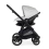 Bebecar Trio Flowy 3in1 Combination Bundle - Flowy Light Grey/Black