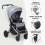 My Babiie MB450i Samantha Faiers 3 in 1 Travel System - Cool Blue (MB450iBS)