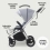 My Babiie MB450i Samantha Faiers 3 in 1 Travel System - Cool Blue (MB450iBS)