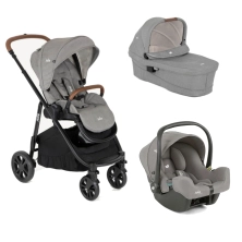 Joie Versatrax 3in1 (I-Snug 2) Travel System Bundle - Pebble