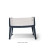 SnuzPod Studio Bedside Crib - London Navy