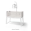 SnuzPod Studio Bedside Crib - Paris White