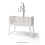 SnuzPod Studio Bedside Crib - Paris White