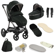 egg® 3 9 Piece Snuggle Bundle - Black Olive - (Britax ISIZE Bundle Upgrade)