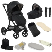 egg® 3 9 Piece Snuggle Bundle - Houndstooth Black - (Britax ISIZE Bundle Upgrade)