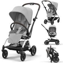 Cybex Eezy S Twist+ 2 Pushchair - Fog Grey/Silver