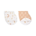 Aden + Anais Pack of 2 Burpy Bibs Cotton Muslin - Keep Rising (23-19-099)