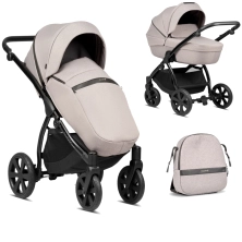 Noordi Luno All Trails 2in1 Pram System - Moon Rock (New 2024)