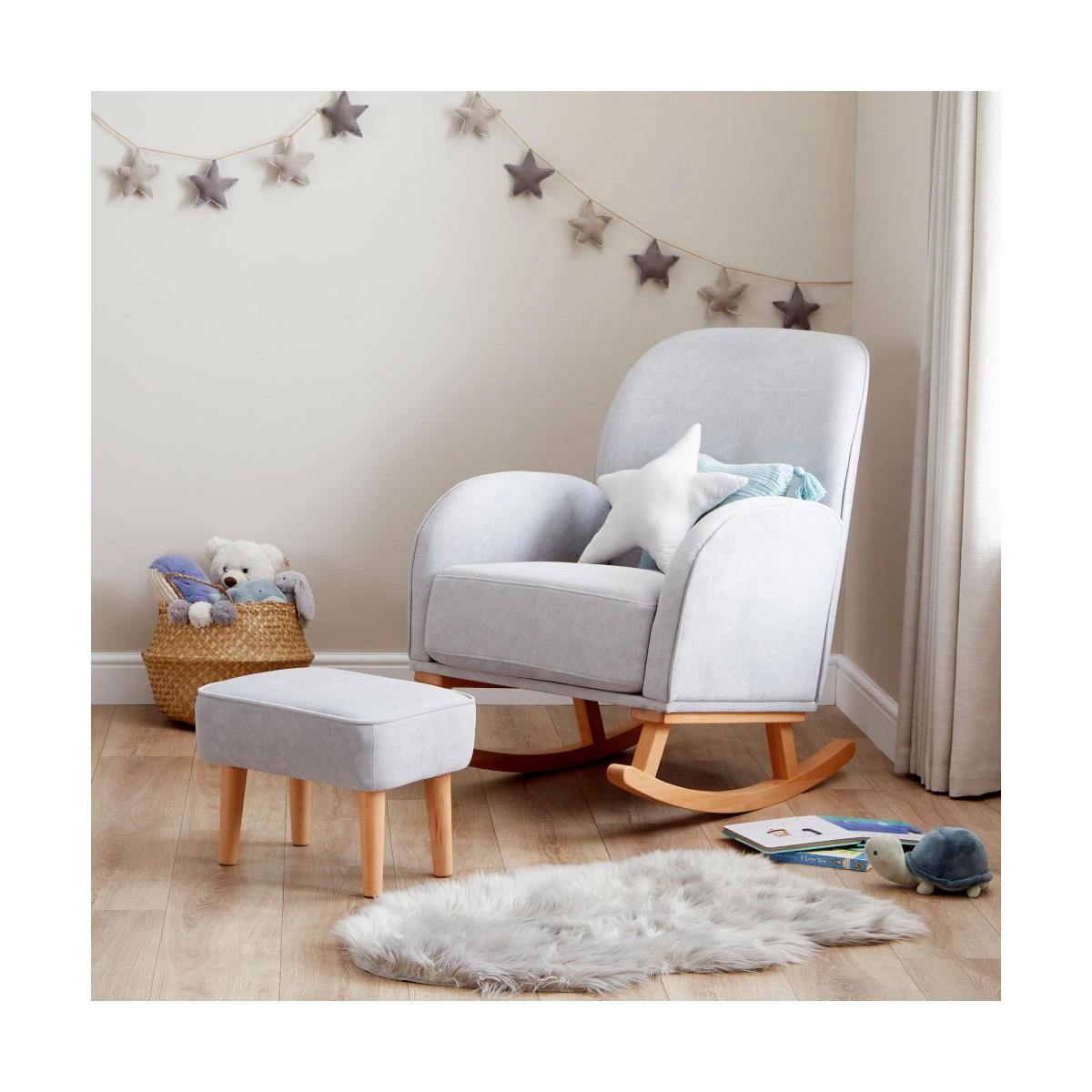 Babymore Freya Nursing Chair with Stool