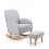 Babymore Freya Nursing Chair with Stool - Cream