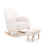 Babymore Freya Nursing Chair with Stool - Cream