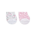 Aden + Anais Pack of 2 Burpy Bibs Cotton Muslin - Ma Fleur (23-19-098)