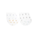 Aden + Anais Pack of 2 Burpy Bibs Organic Cotton Muslin - Animal Kingdom (23-19-102)