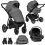 Noordi Fjordi 3in1 Travel System - Dark Grey