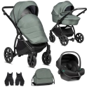 Noordi Fjordi 3in1 Travel System with Terra i-Size Car Seat - Fern (New 2024)