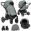 Noordi Fjordi 3in1 Travel System - Black (New 2024)