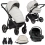 Noordi Fjordi Leather 3in1 Travel System - Cloud (New 2024)