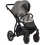 Noordi Fjordi Leather 2in1 Pram System - Cloud (New 2024)