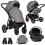 Noordi Fjordi Leather 3in1 Travel System - Cloud (New 2024)