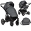 Noordi Fjordi Leather 2in1 Pram System - Graphite (New 2024)