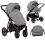 Noordi Fjordi Leather 2in1 Pram System - Graphite (New 2024)