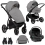 Noordi Fjordi Leather 3in1 Travel System - Cloud (New 2024)