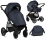 Noordi Fjordi Leather 2in1 Pram System - Shadow Grey (New 2024)