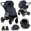 Noordi Fjordi Leather 3in1 Travel System - Onyx (New 2024)