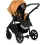 Noordi Fjordi Leather 2in1 Pram System - Sleet (New 2024)