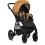 Noordi Fjordi Leather 2in1 Pram System - Sleet (New 2024)