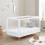 Babymore Kimi XL Cot Bed - Acrylic