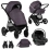 Noordi Fjordi Leather 3in1 Travel System - Onyx (New 2024)