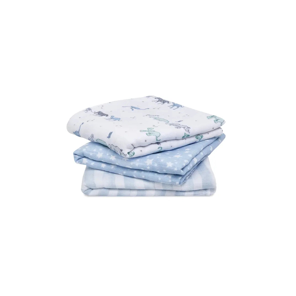 Aden Anais Pack of 3 Musy Squares Cotton Muslin - Keep Rising 23-19