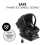 Hauck Drive N Care Infant i-Size Car Seat with Isofix Base - Black !