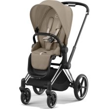 Cybex Priam Pushchair - Chrome Black/Cozy Beige