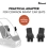 Hauck Universal Car Seat Adaptors for Duett 2 and Duett 4 Double Pushchair - Black !