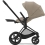 Cybex Priam Pushchair - Matt Black/Leaf Green