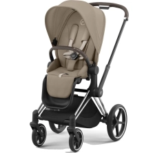 Cybex Priam Pushchair - Chrome Brown/Cozy Beige