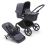 Bugaboo Fox Cub (Britax Römer Baby Safe-Core Car Seat) Travel System Bundle - Black/Stormy Blue