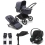 Bugaboo Fox Cub (Cybex Aton B2 i-Size Car Seat) Travel System Bundle - Black/Midnight Black