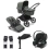 Bugaboo Fox Cub (Cybex Aton B2 i-Size Car Seat) Travel System Bundle - Black/Stormy Blue