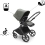 Bugaboo Fox Cub (Cybex Aton B2 i-Size Car Seat) Travel System Bundle - Black/Stormy Blue