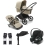 Bugaboo Fox Cub (Cybex Aton B2 i-Size Car Seat) Travel System Bundle - Black/Forest Green